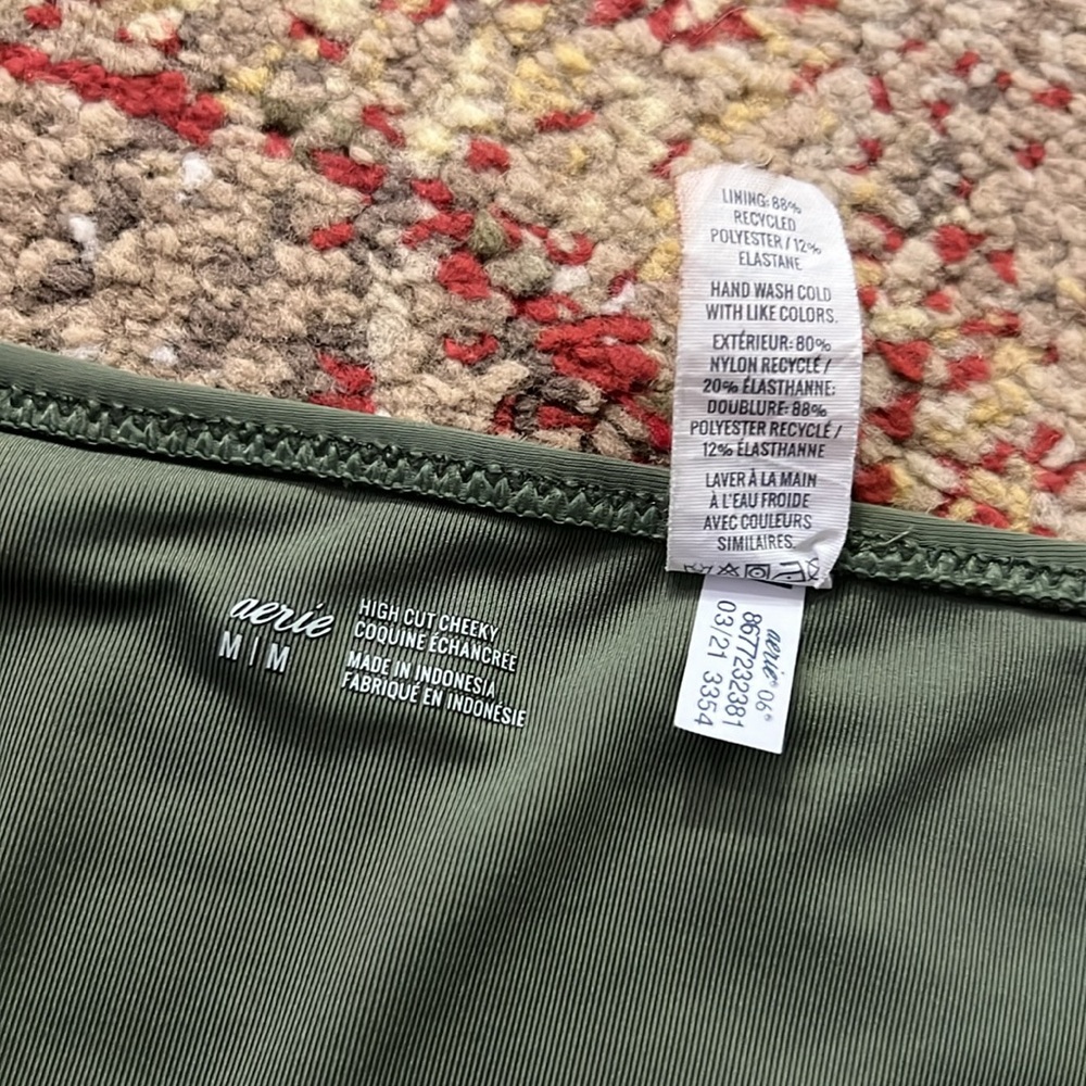 Aerie Army Green Bikini Set - Picture 10 of 12
